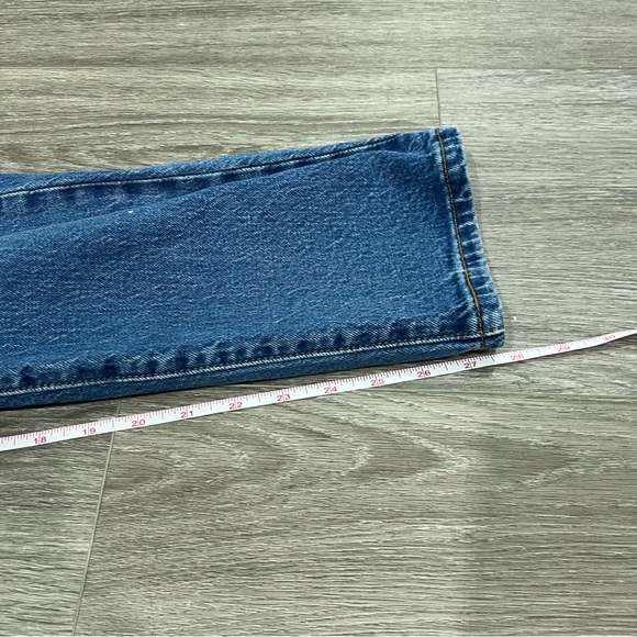Levis 501S Skinny Classic Blue Women's Jeans W32 L28 BUtton Fly - Picture 9 of 10